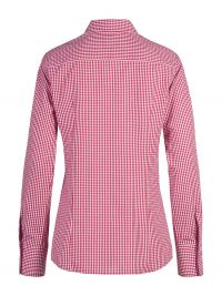 Karierte Bluse Damen Rot/Weiß